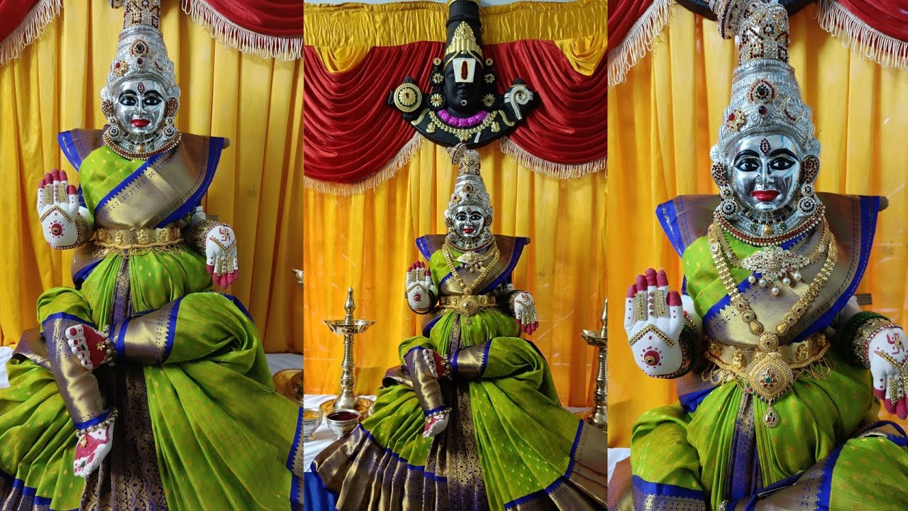 #varamahalakshmi_vratham  #lakshmi_sareedrapping #lakshmipooja_decor  #ನಮ್ಮಮನೆಯ_ವರಮಹಾಲಕ್ಷ್ಮಿವ್ರತ