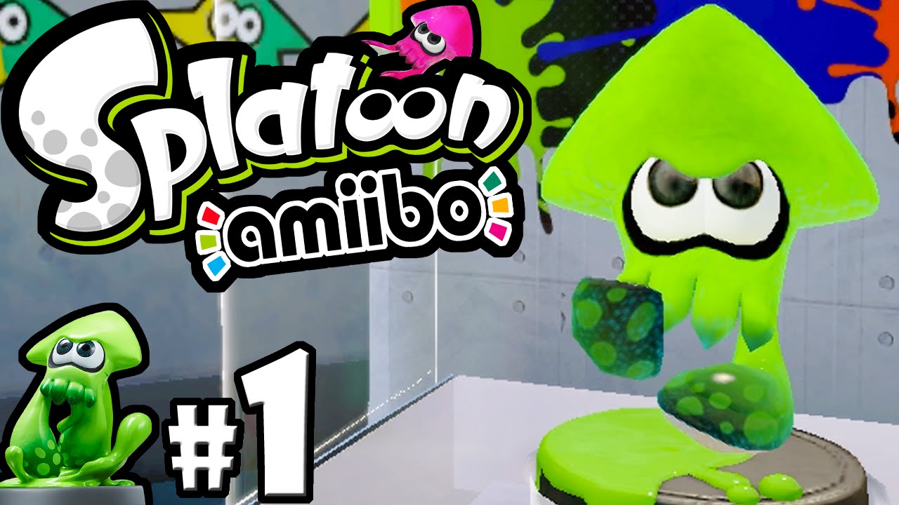 Splatoon Wii U Amiibo Challenges Squid PART 1 Kraken Power Armor Boss Gameplay Walkthrough HD 60fps