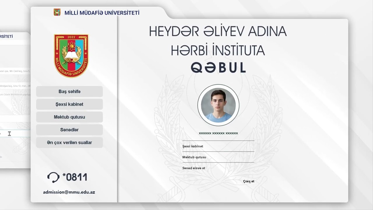 Milli Müdafiə Universiteti hərbi təhsil müəssisələrinə sənəd qəbulunu elan edir