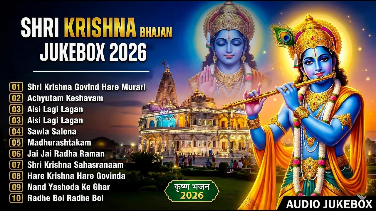 🌸 Top 15 Krishna Bhajans | कृष्ण भजन | Nonstop Bhakti Songs | Latest Radhe Krishna Bhajan & Songs 🙏💫