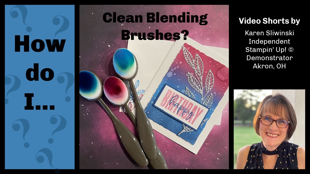 How do I Clean Blending Brushes?
