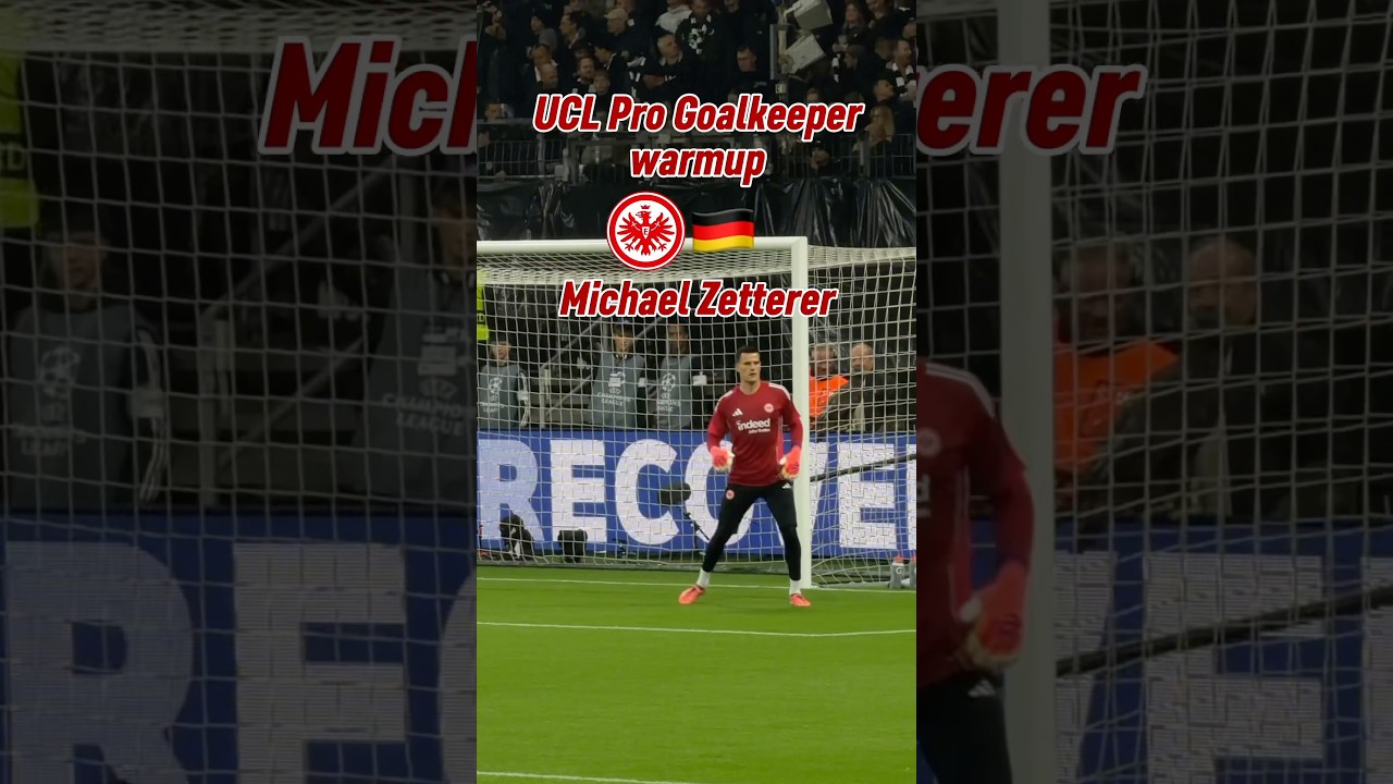 Pro GK warmup from Zetterer 🧤🏆 #goalkeeper #football #soccer #torwart #viral #championsleague