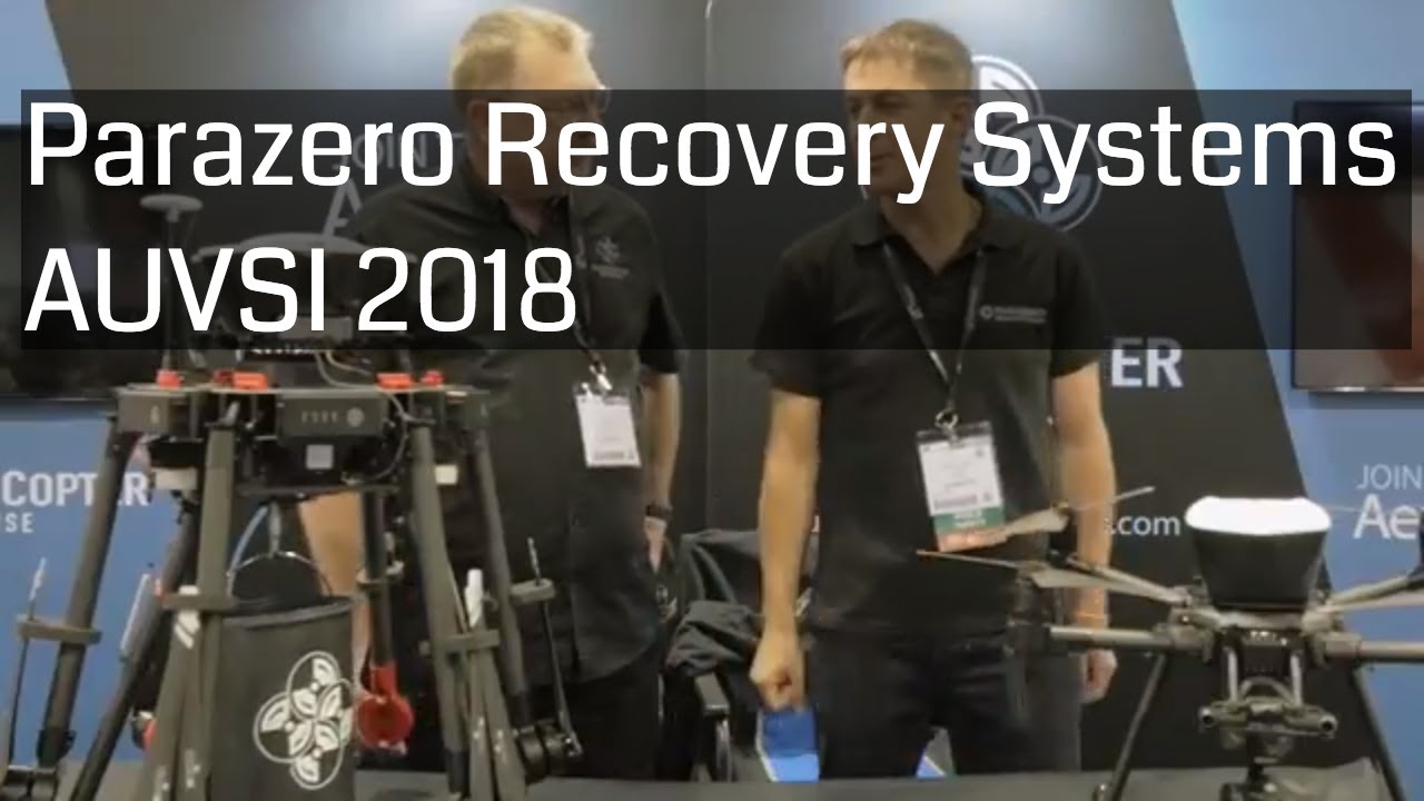 Parazero and Multicopter Warehouse at AUVSI 2018