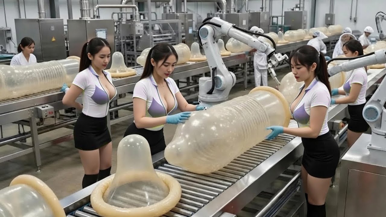 Dentro de la fábrica de condones | Del látex líquido al producto final (Proceso Completo)
