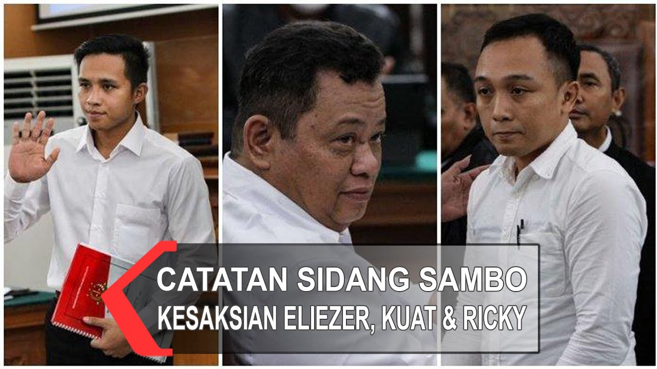 CATATAN SIDANG SAMBO 🔵 Kesaksian Ricky Rizal & Pengakuan Kuat Ma'ruf