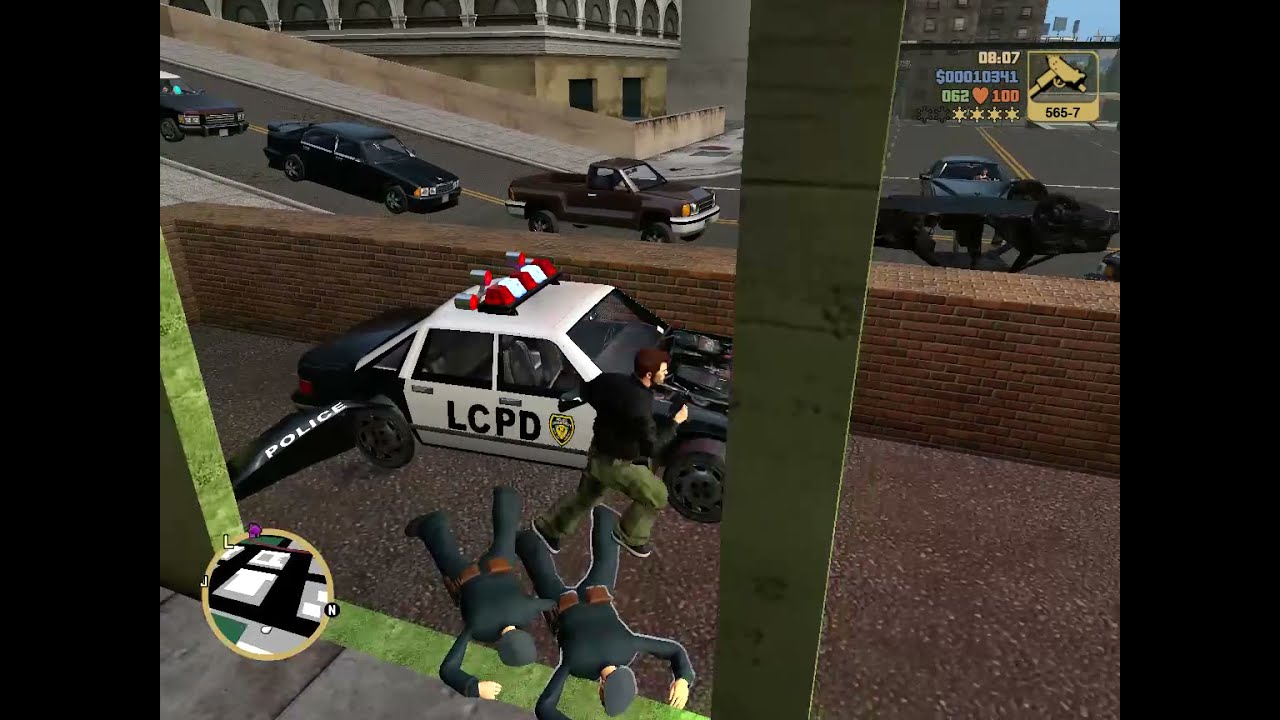 gta 3 definitive edition police shootout