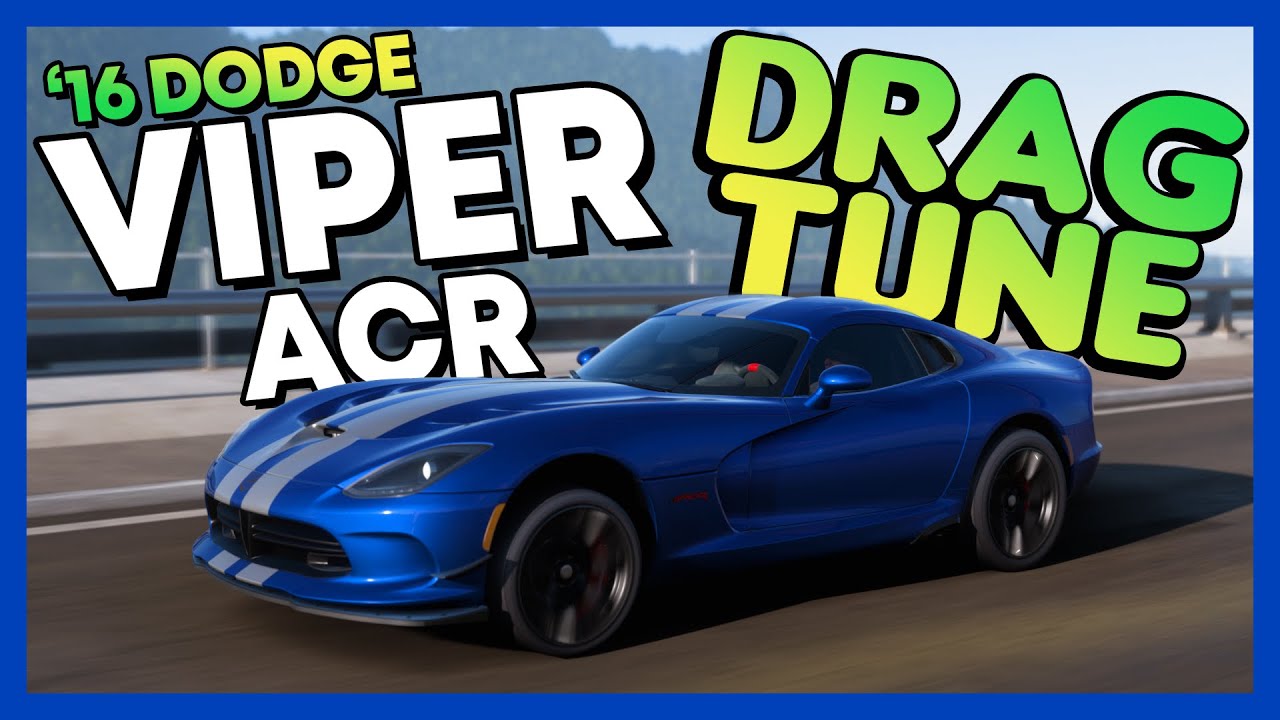 Forza Horizon 5 - DODGE VIPER ACR 1,136 HP BUILD (DRAG TUNE)