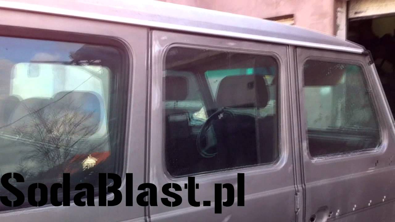Sodowanie karoserii Mercedes G-Klasa SodaBlast.pl