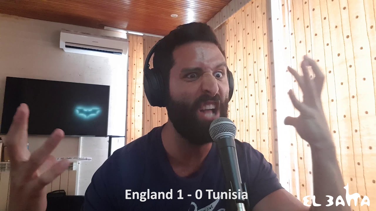 England vs Tunisia 2-1 Funny Arab Commentator