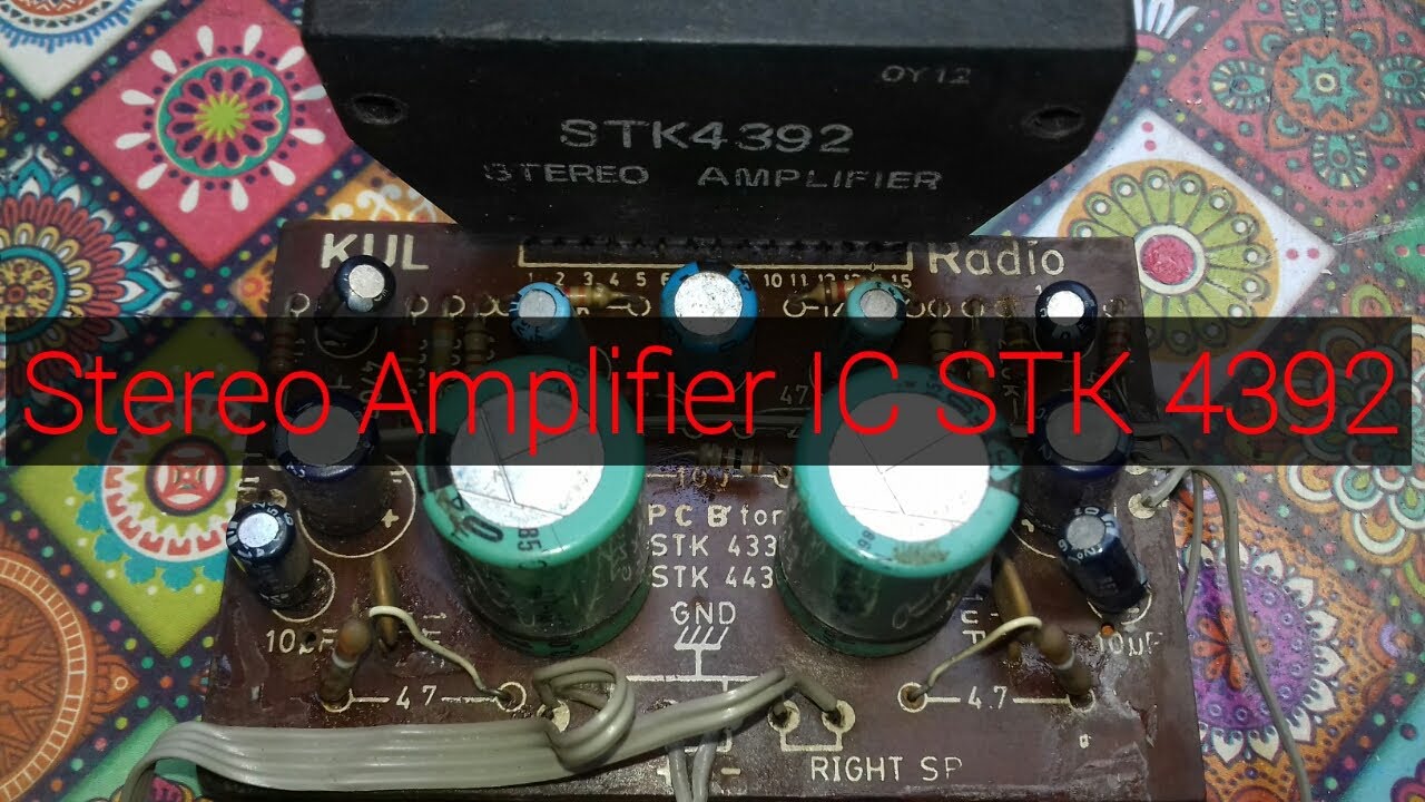 STK | STK 4392 | Stereo Amplifier IC STK 4392