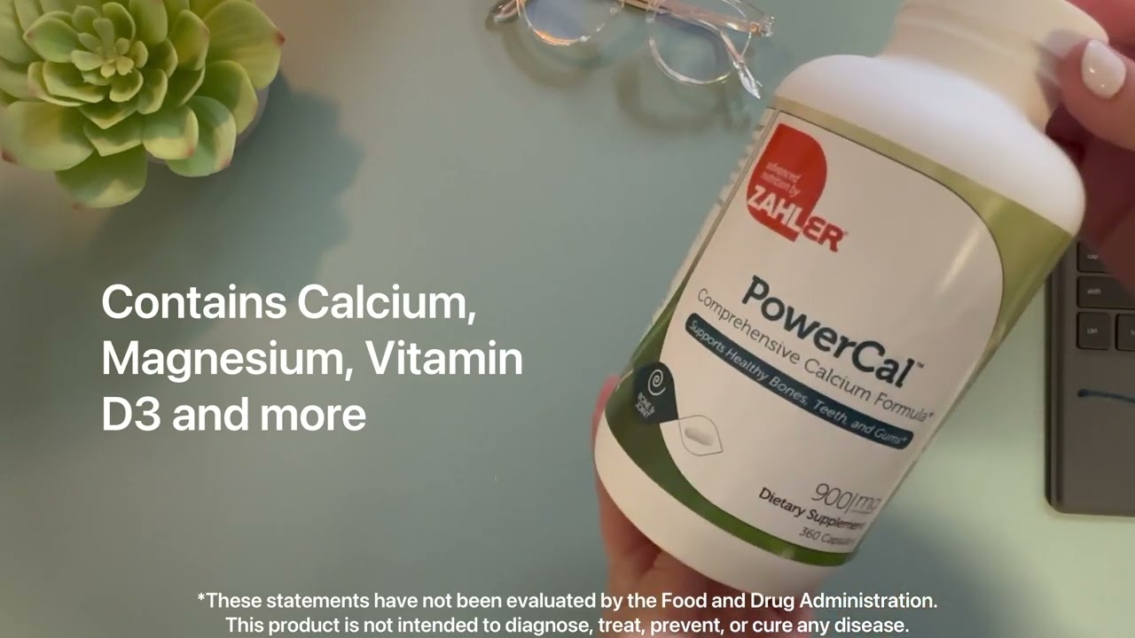 Zahler PowerCal&trade; 900 mg - Comprehensive Calcium Formula