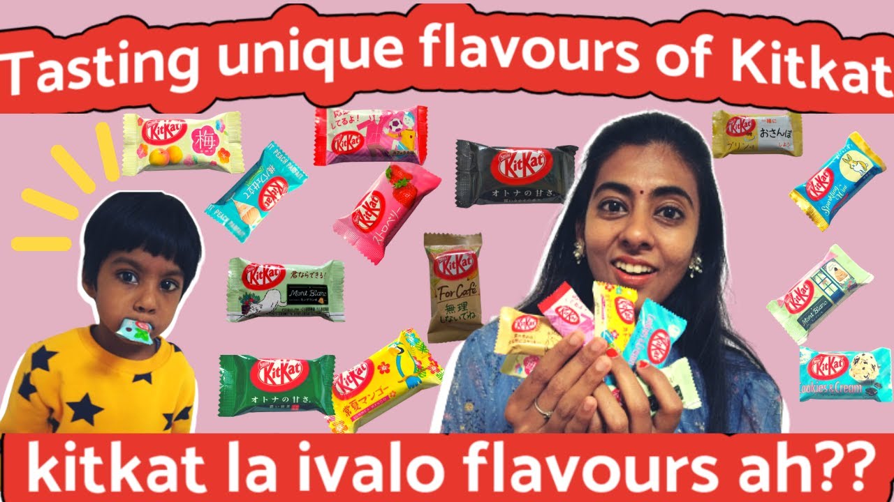 Kitkat la இவ்ளோ flavours ah?? | Tasting most unique flavours of Kitkat | LivewithmeinJapan