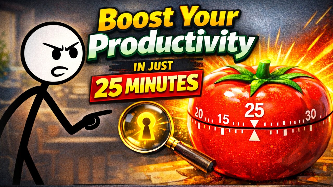 Boost Your Productivity in Just 25 Minutes (Pomodoro Secret Revealed!)