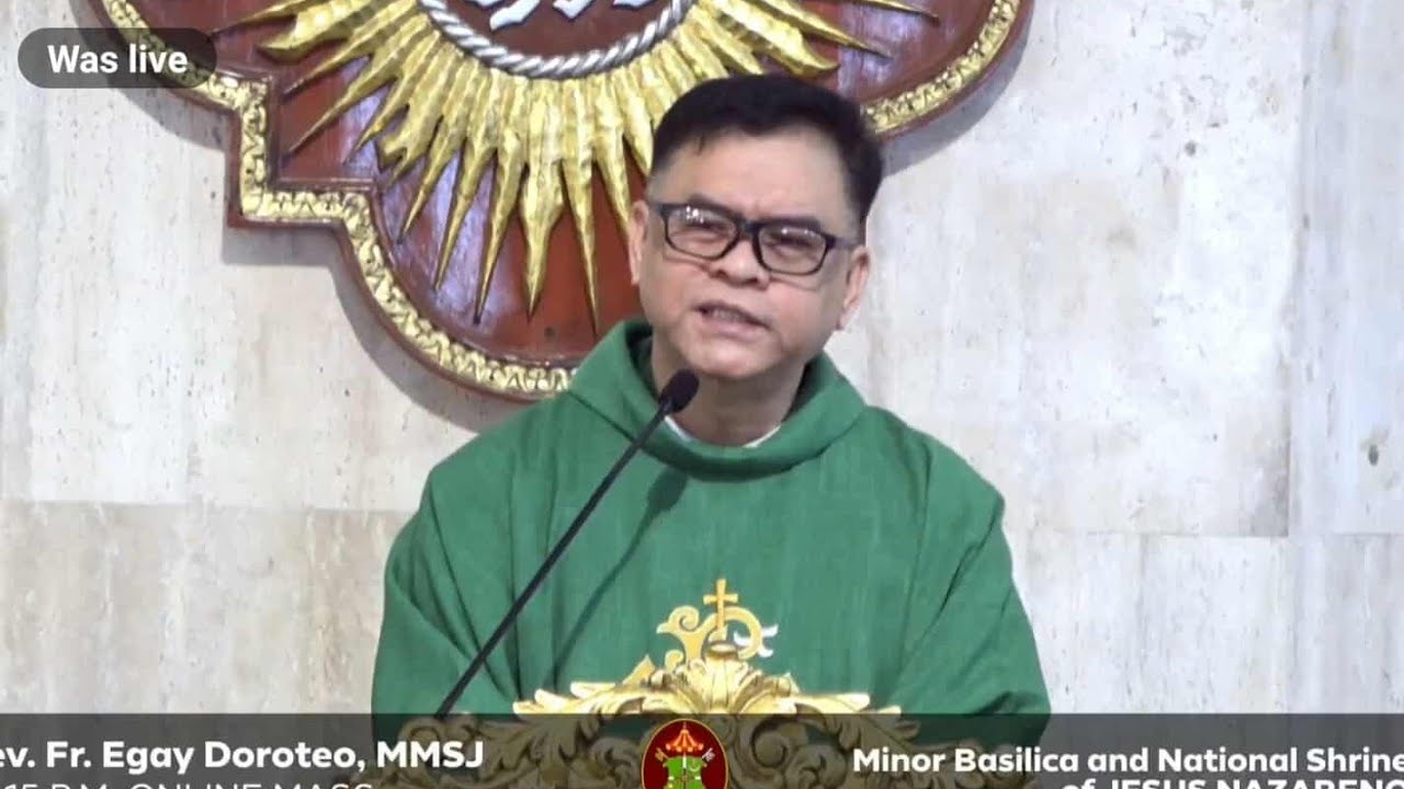 QUIAPO CHURCH LIVE TV MASS TODAY 7:00 AM JANUARY 12, 2026 MONDAY MASS