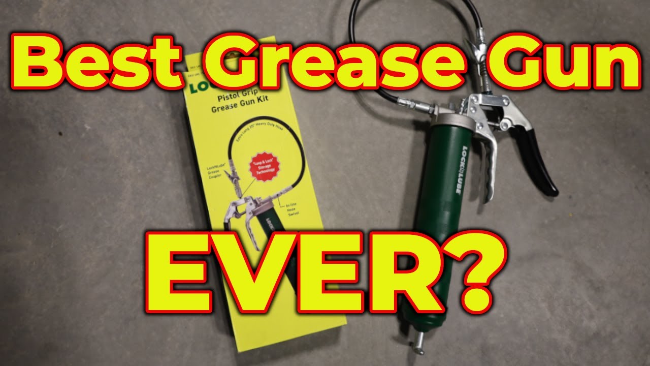 LockNLube Heavy Duty Pistol Grip Grease Gun | LockNLube Grease Gun Coupler