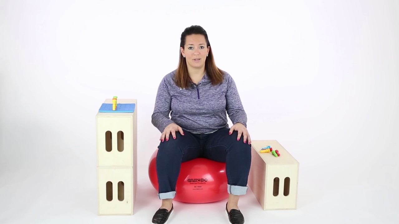CanDo Donut Exercise Ball Tutorial