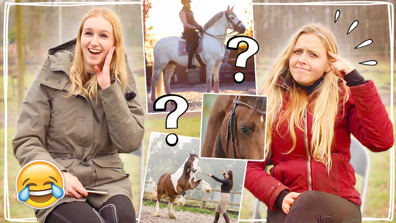 RAAD DE PAARDEN YOUTUBER MET FENNA! #2 😂🐴 *MOEILIJK!* | Daphne draaft door & HoefWijzer