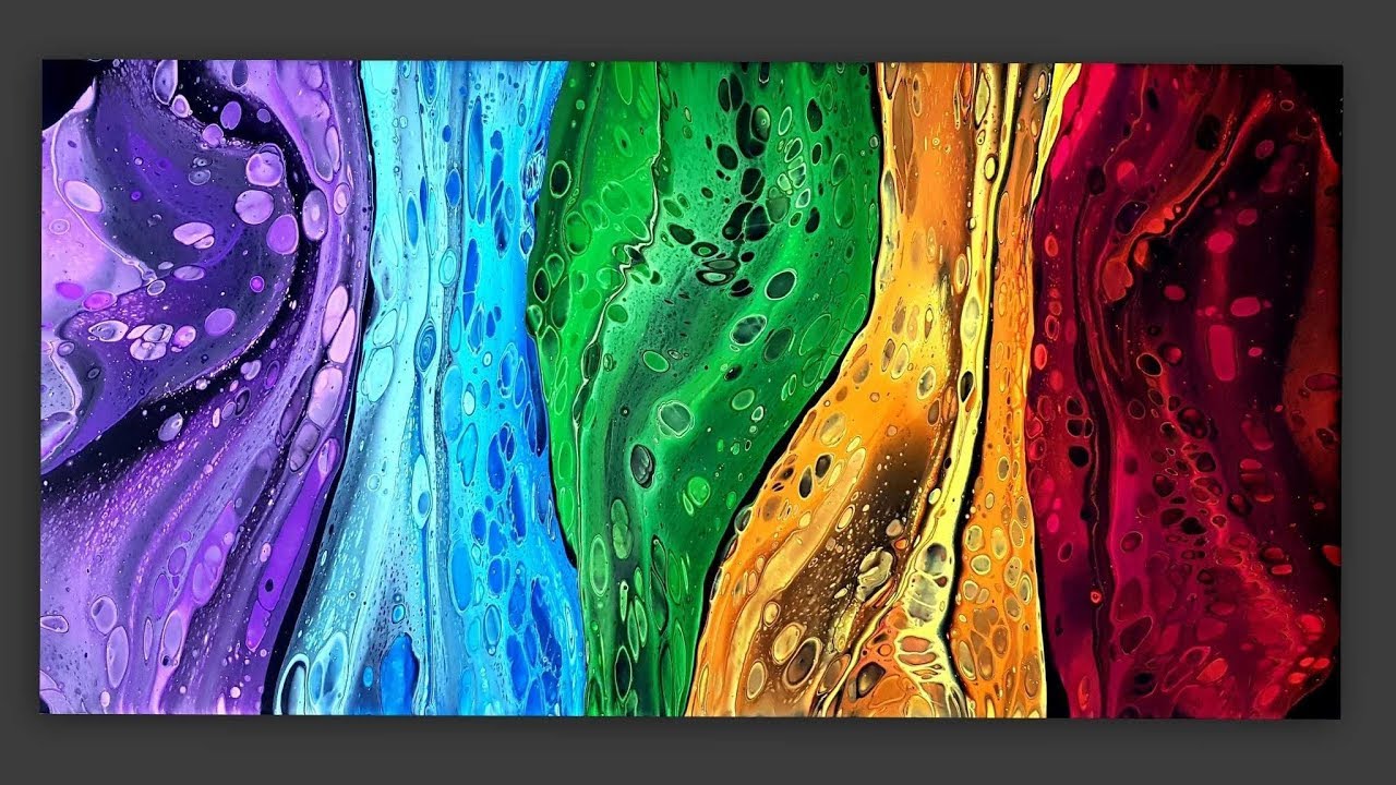 #128 Huge Chakra Rainbow Flip Cup Pour