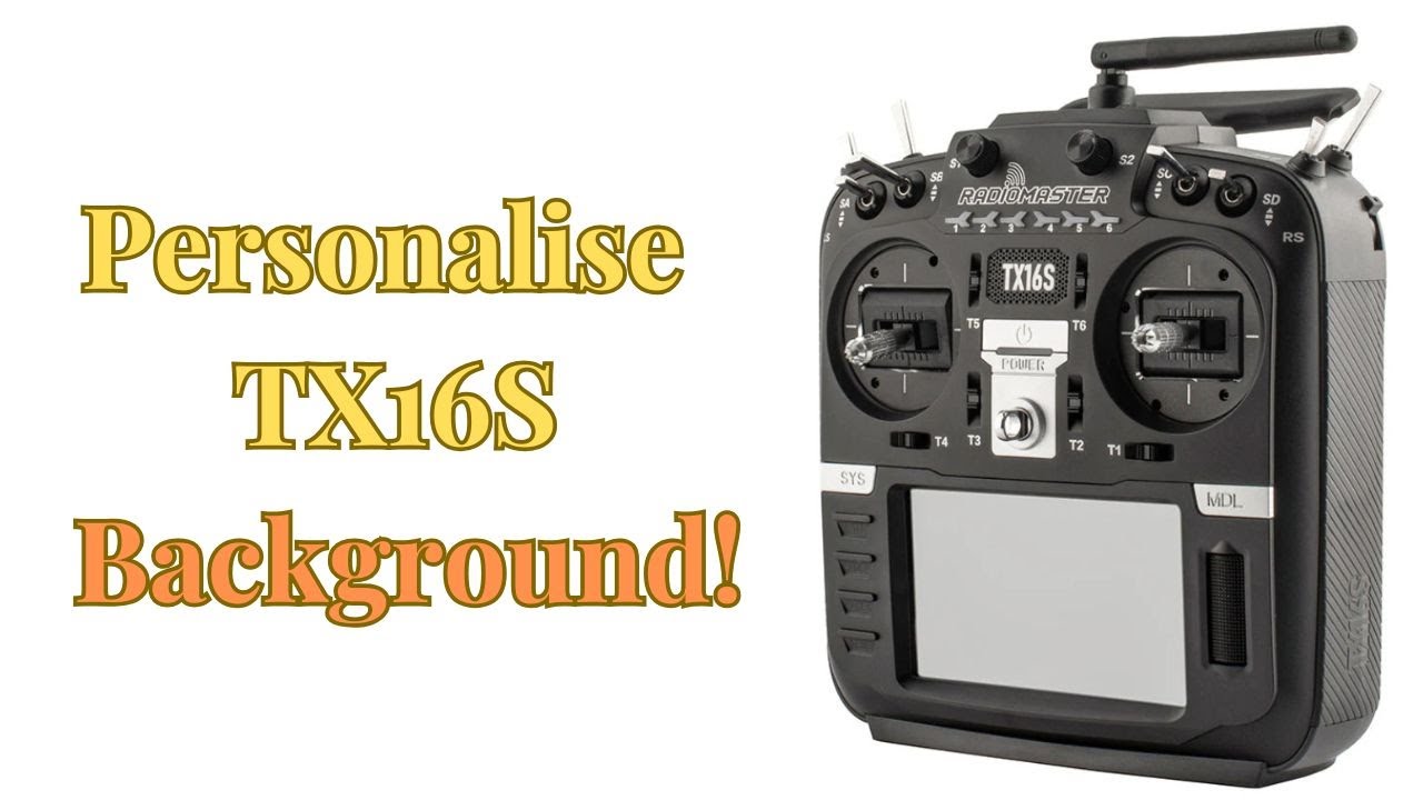 Radiomaster TX16S ELRS - Персонализируйте свой фон