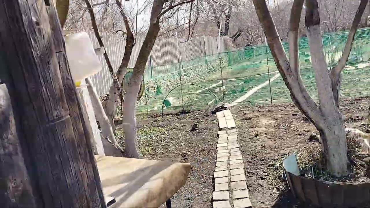 10е Марта. Тепло. Сезонные работы начинаем.