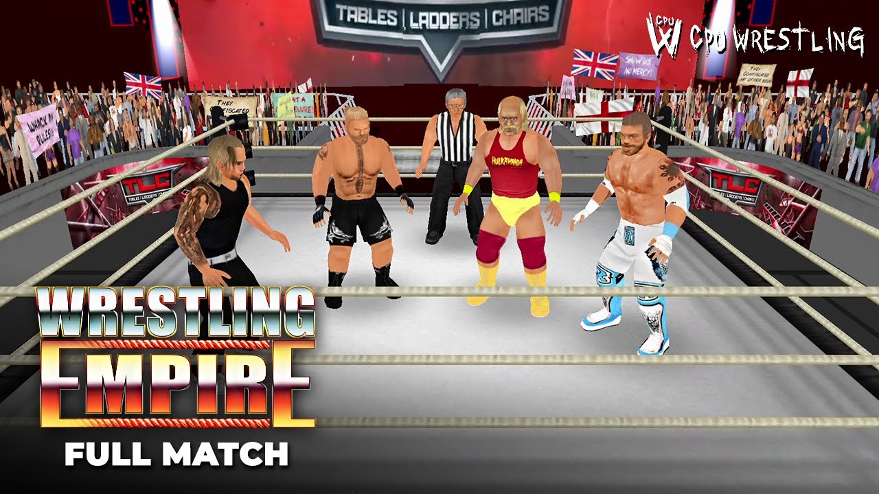 Wrestling Empire | Fatal 4-Way Match: Brock Lesnar vs Hulk Hogan vs Jeff Hardy vs Edge