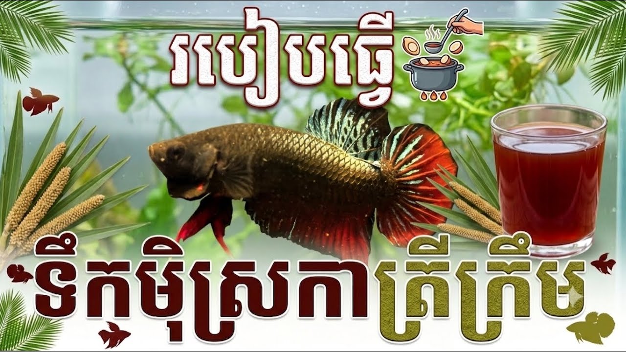 របៀបធ្វើទឹកមុិ សម្រាប់ធ្វើអោយត្រីក្រឹមជល់ស្រកាក្រាស់ និងស៊ូ តាមបែបងាយៗស្រួលៗ🥰