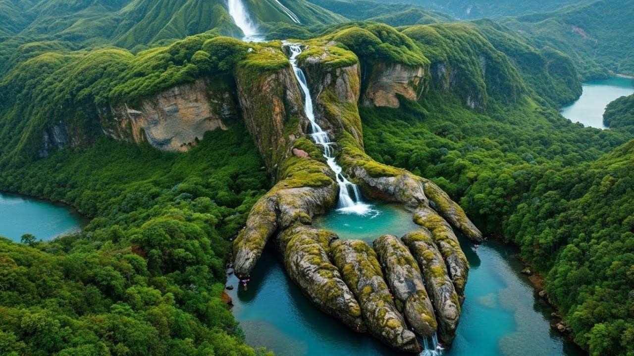 The Amazing Natural 4K I Waterfall Relaxing