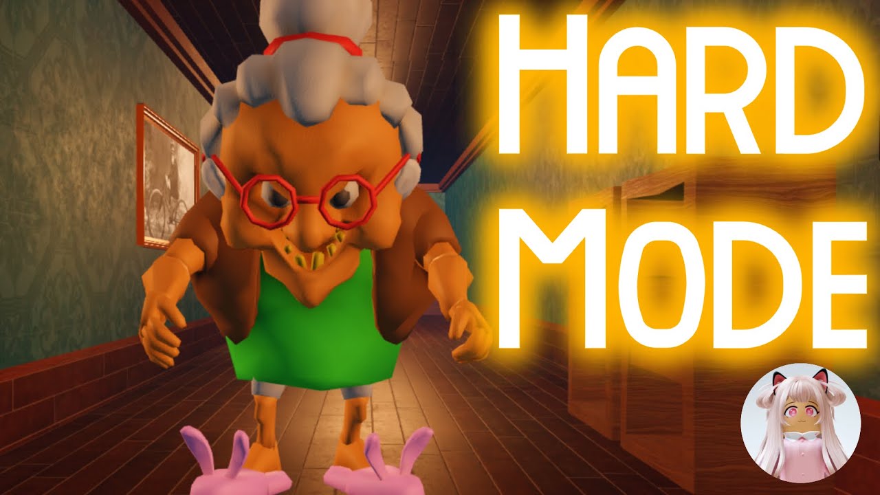 ANGRY GRANNY (OBBY) Hard Mode - Roblox Scary Obby Gameplay Walkthrough No Death [4K]