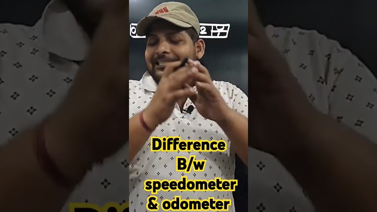 Difference between speedometer and Odometer 