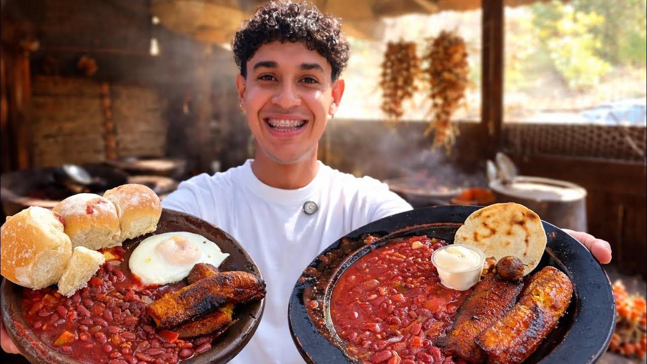 Estos son los verdaderos desayunos Salvadoreños 😋🙌🏼 todo muy casero 😋