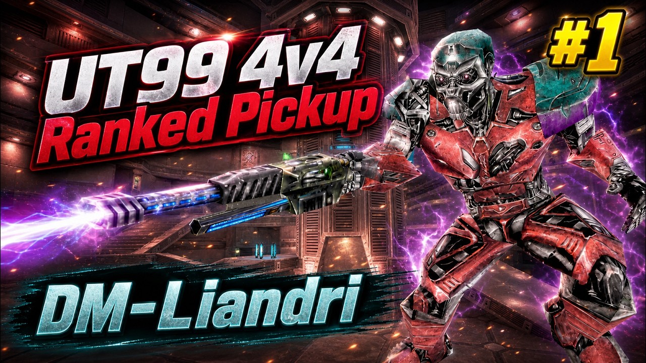 UT99 | 4v4 Ranked Pickup | DM-Liandri | POV: znatch | 25/12/29 | #1