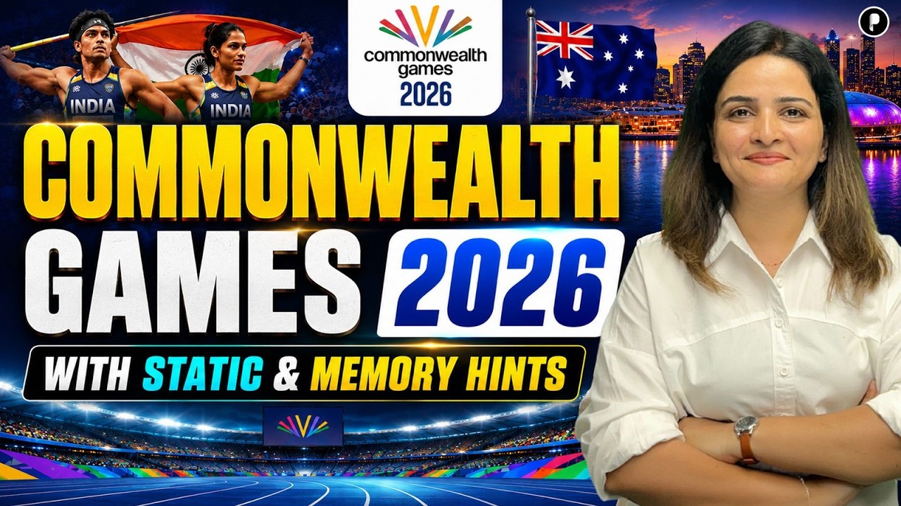 Commonwealth Games 2026 With Static & Memory Hints | Daily Current Affairs Burning Issues #sports