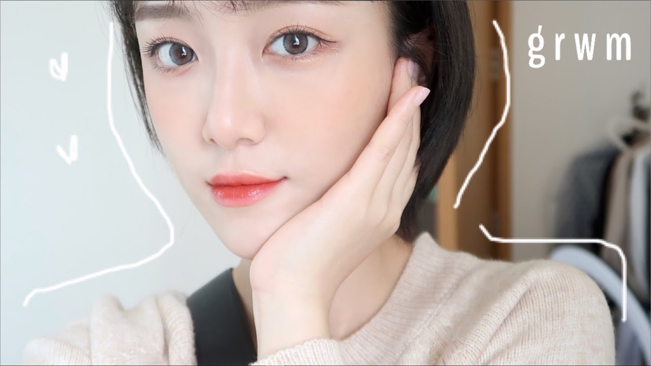 ɢʀᴡᴍ五分鐘ok!!元氣橘子妝🍊 喝早茶🥧本命開架粉底液 daily orange makeup ｜多莉gingerdeer