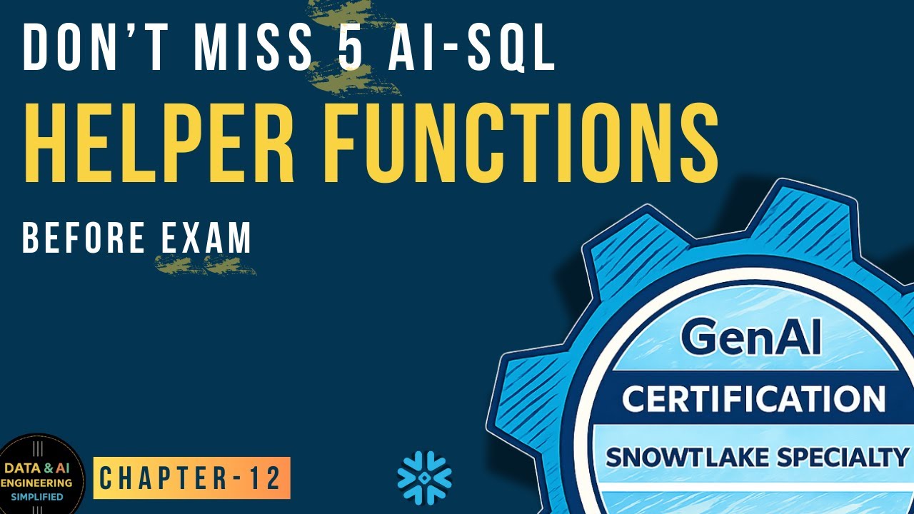 Подробный анализ вспомогательных функций AI-SQL | Тесты с множественным выбором, синтаксис и сцен...