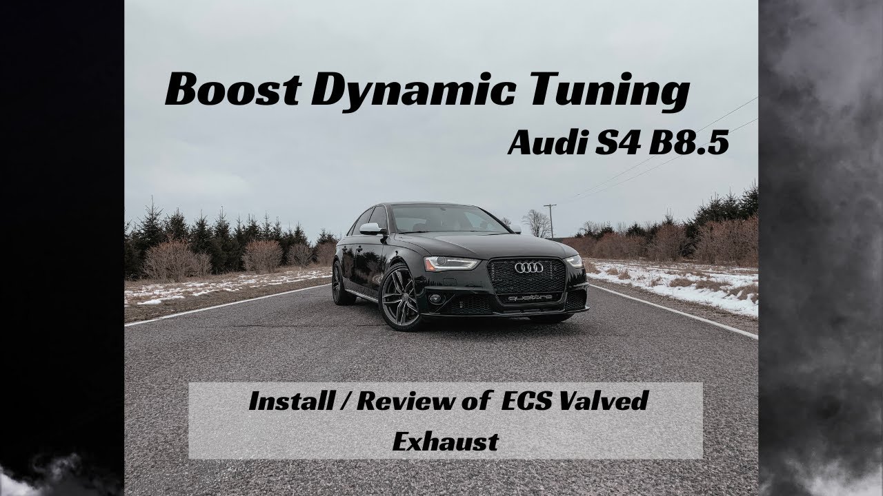 BDT How To Install Audi B8.5 S4 ECS Valved Exhaust and Review