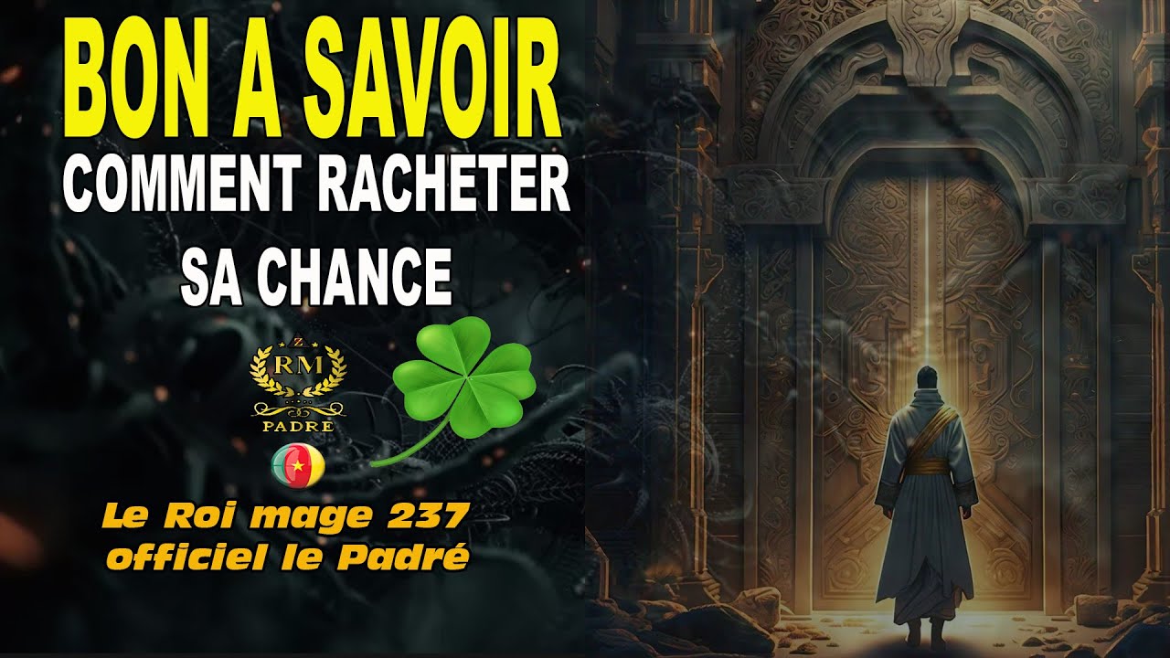 BON A SAVOIR, COMMENT RACHETER SA Chance ? #spirituality