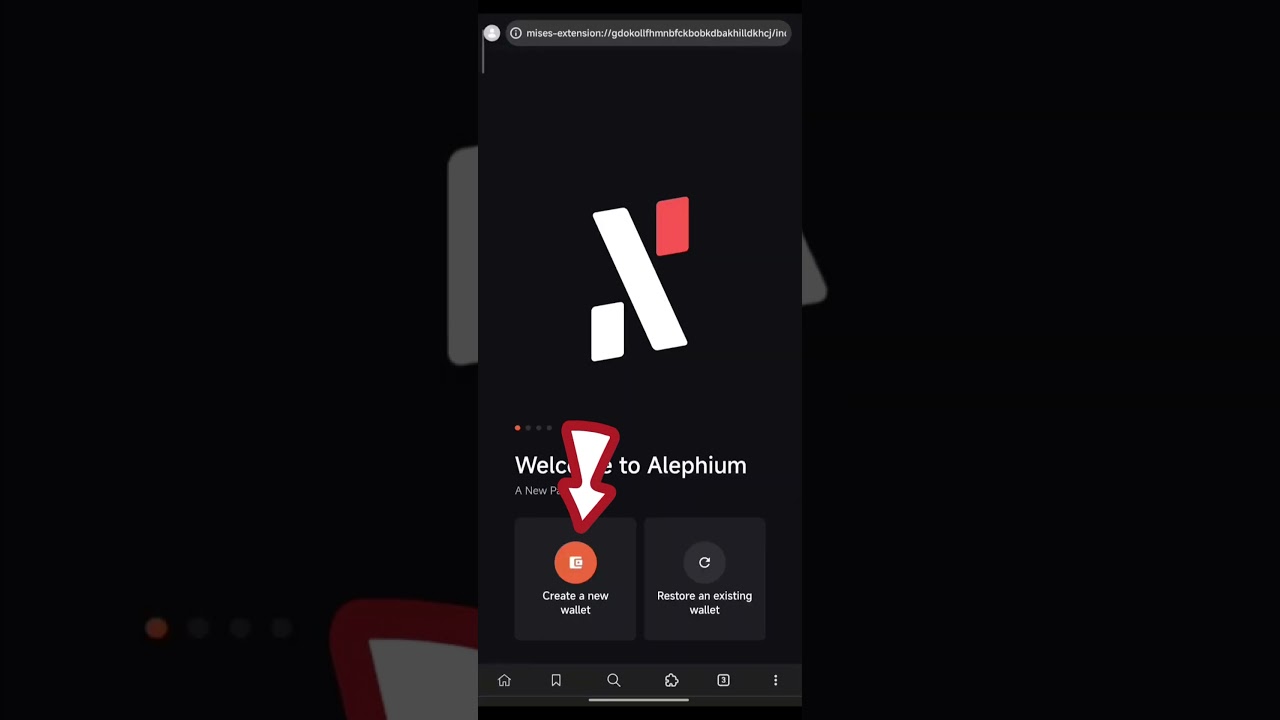 👉 How to Setup Alephium Extension Browser Wallet on Mobile (Quick Guide) #alephium  #web3 #crypto