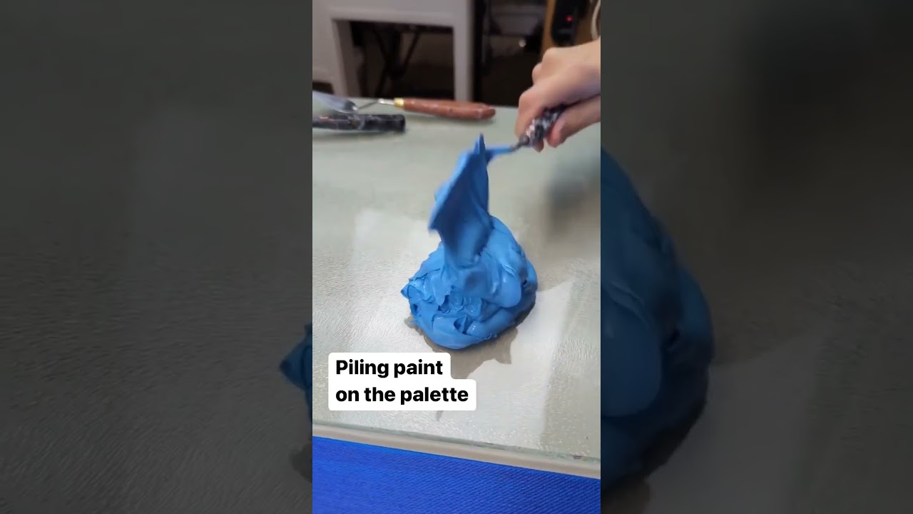 3 steps to making thick paint petals! #thickpaint #petals #texturedart