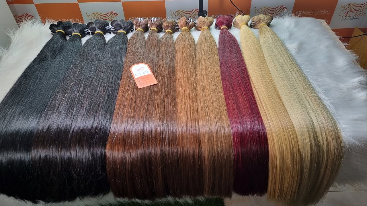 WEFT HAIR COLOR - SOFT SILKY AND BEST HAIR QUALITY | AZ HAIR COMPANY | WHOLESALE VIETNAM HAIR