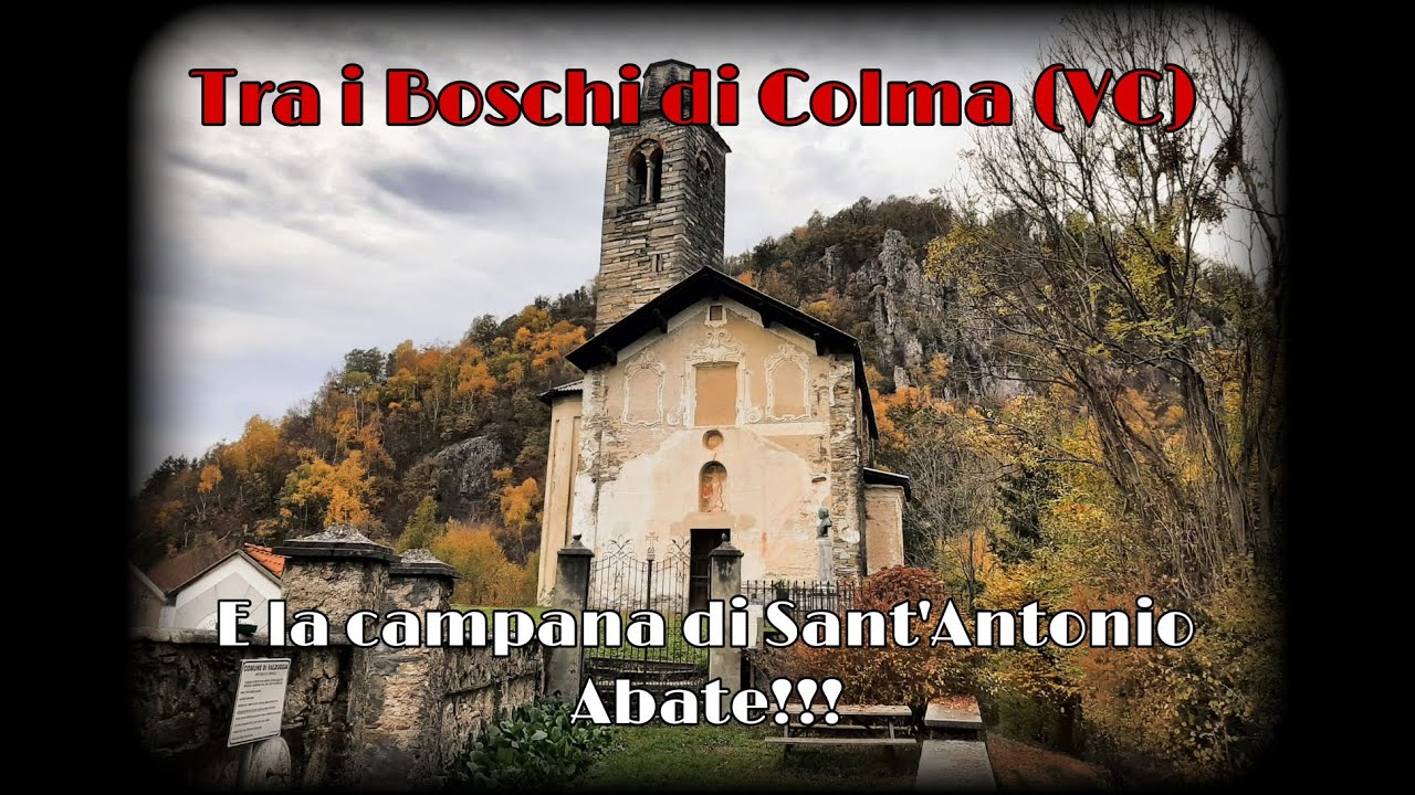 Tra i boschi di Colma di Valduggia VC, la campana della chiesa di Sant'Antonio Abate
