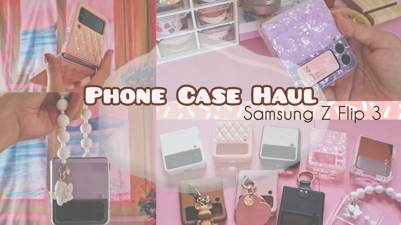 Phone Case Haul from Shopee! - Samsung Z Flip 3 Phone Cases | Shopee Haul 😲