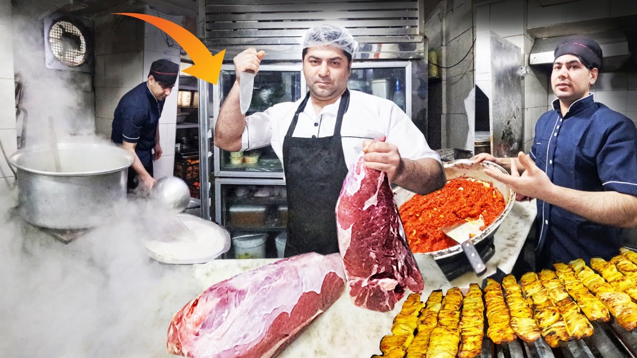The legendary dishes of Khan Baba's 50-year-old restaurant in Tehran's old market.