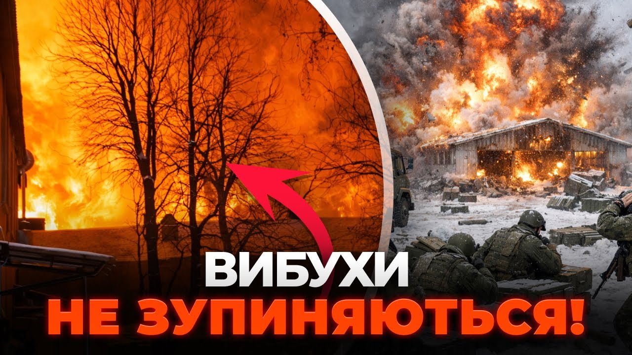 💥 СЕЙЧАС! Горит ОГРОМНЫЙ СКЛАД армии РФ. Много потерь. ВСУ запускают СЕКРЕТНОЕ ОРУЖИЕ. Это перелом
