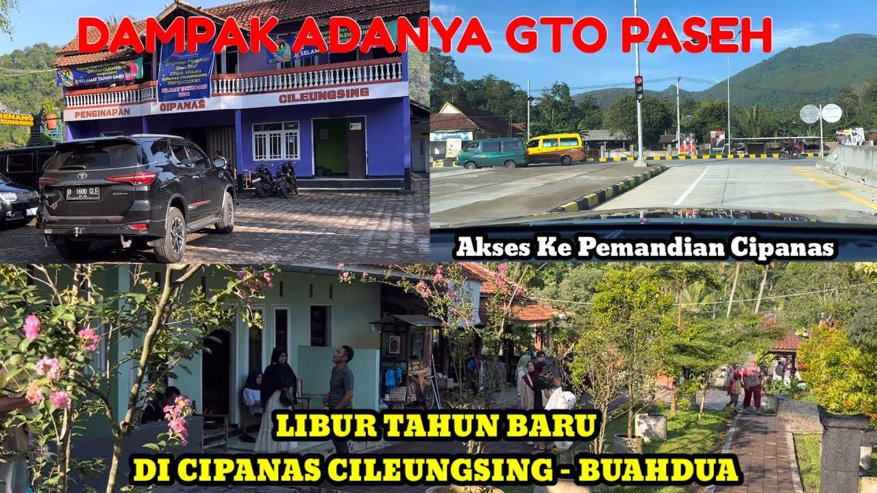 DAMPAK GTO PASEH : Akses Ke Pemandian Cipanas Cileungsing Buahdua - Sumedang, MUDAH MULUS LANCAR..!