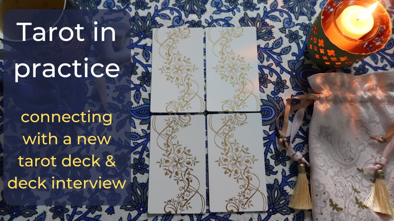 Tarot in practice: a new deck interview spread #tarotreader