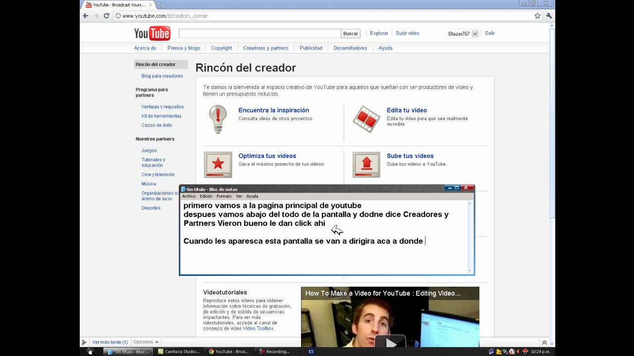 Como ser PARTNERS en youtube