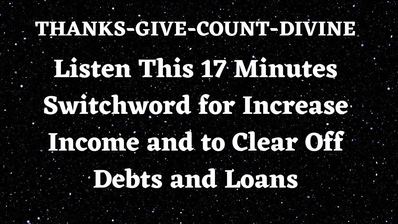 Listen This For 17 Minutes to Increase Income and to Clear Off Debts and Loans || Trust the Universe