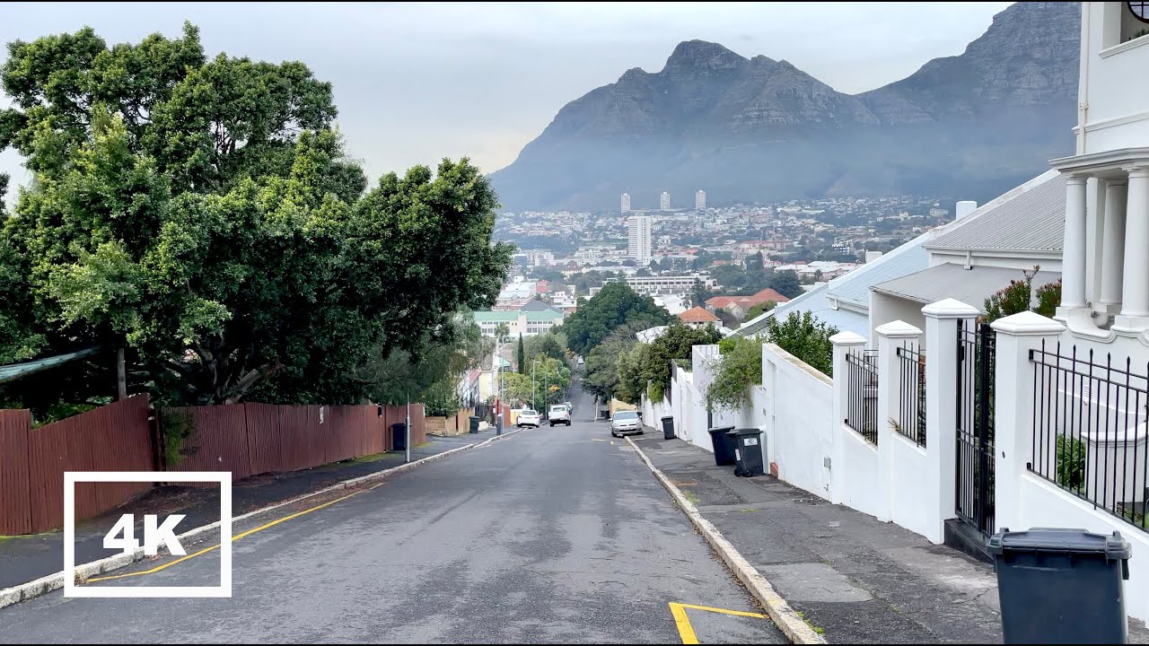 Winter Walk 4K -  Cape Town in the rain - South Africa 2023