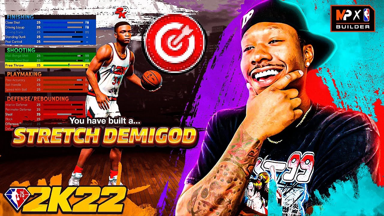 Duke Dennis OFFICIAL NBA 2K22 BUILD! 2 WAY STRETCH PLAYMAKER BUILD NBA 2K22!  Best Stretch Big Build
