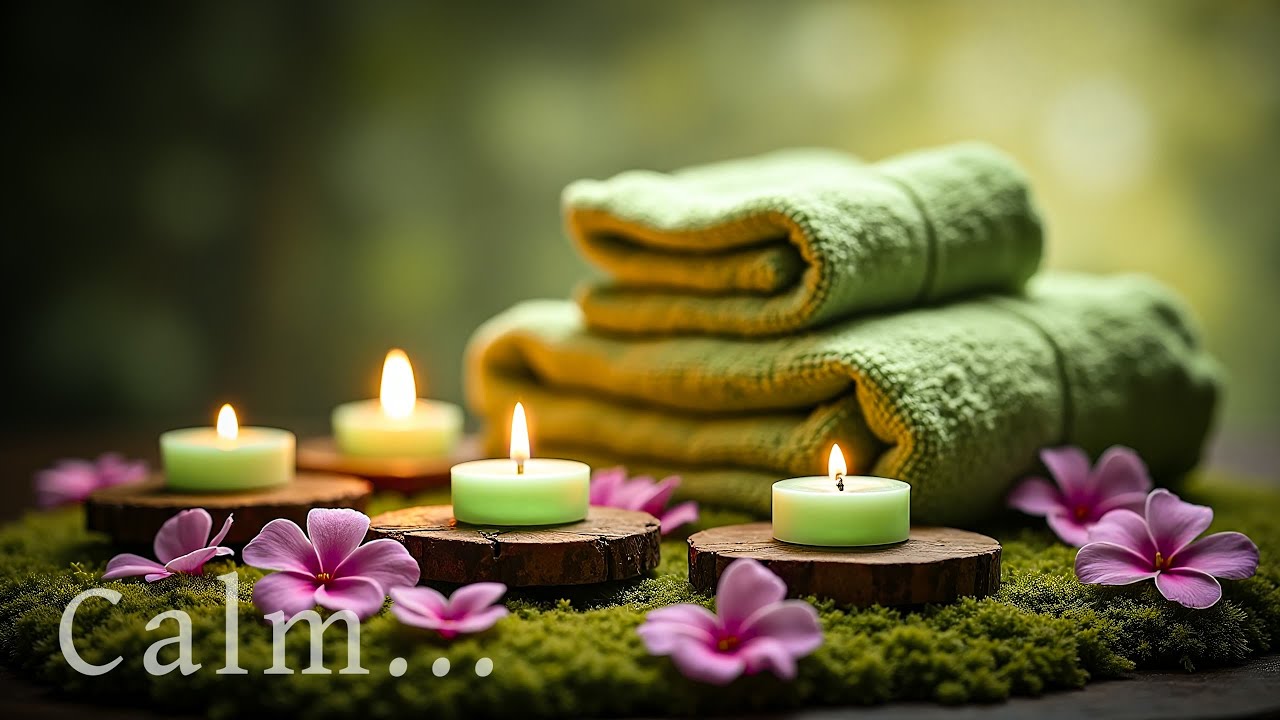 🌿 Relaxing Bamboo Waterfall Sounds | Calming Nature Ambience for Sleep, Meditation & Stress Relief